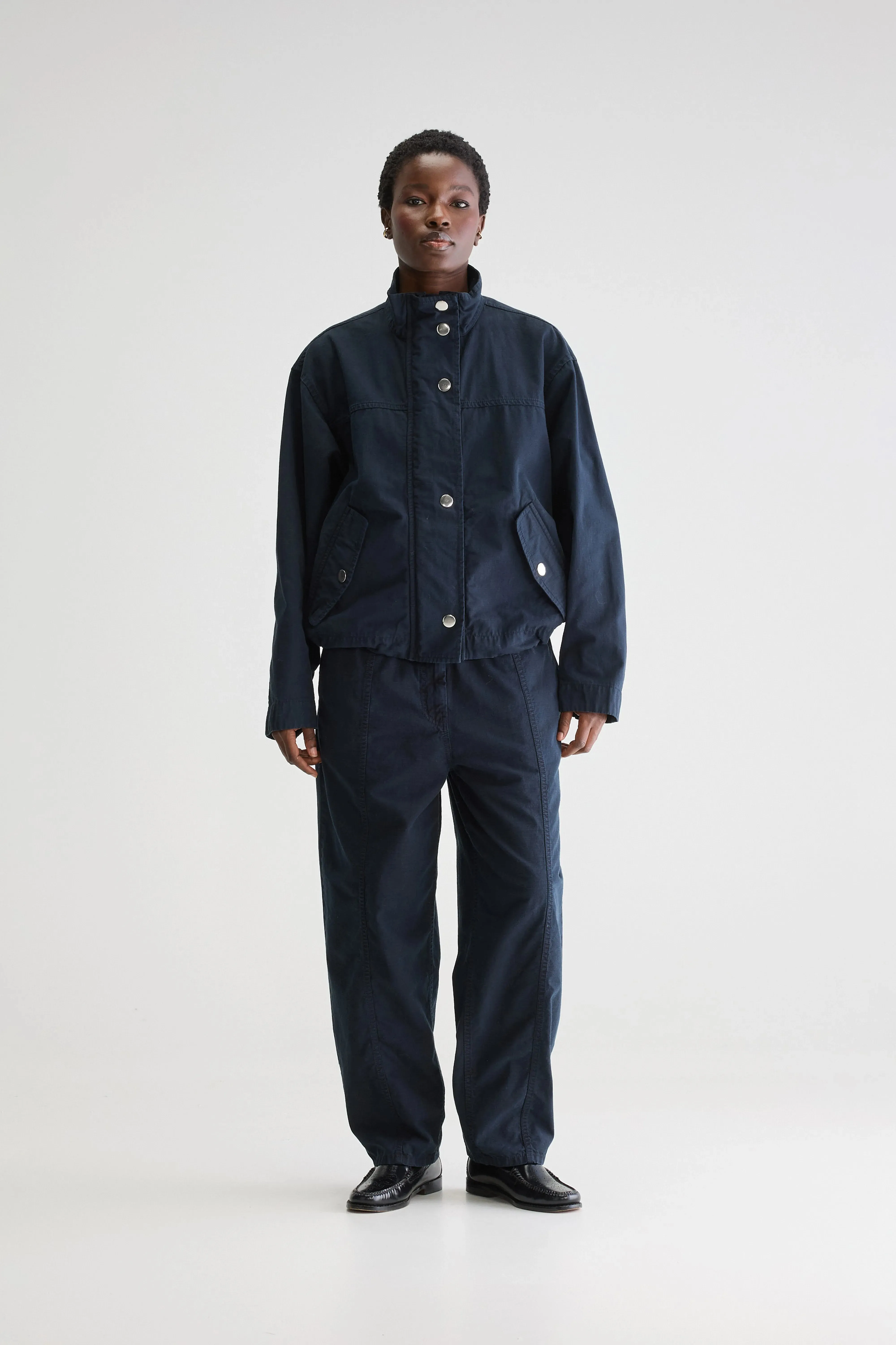 Zip Pocket Wild relaxed jacket (251 / W / NAVY)