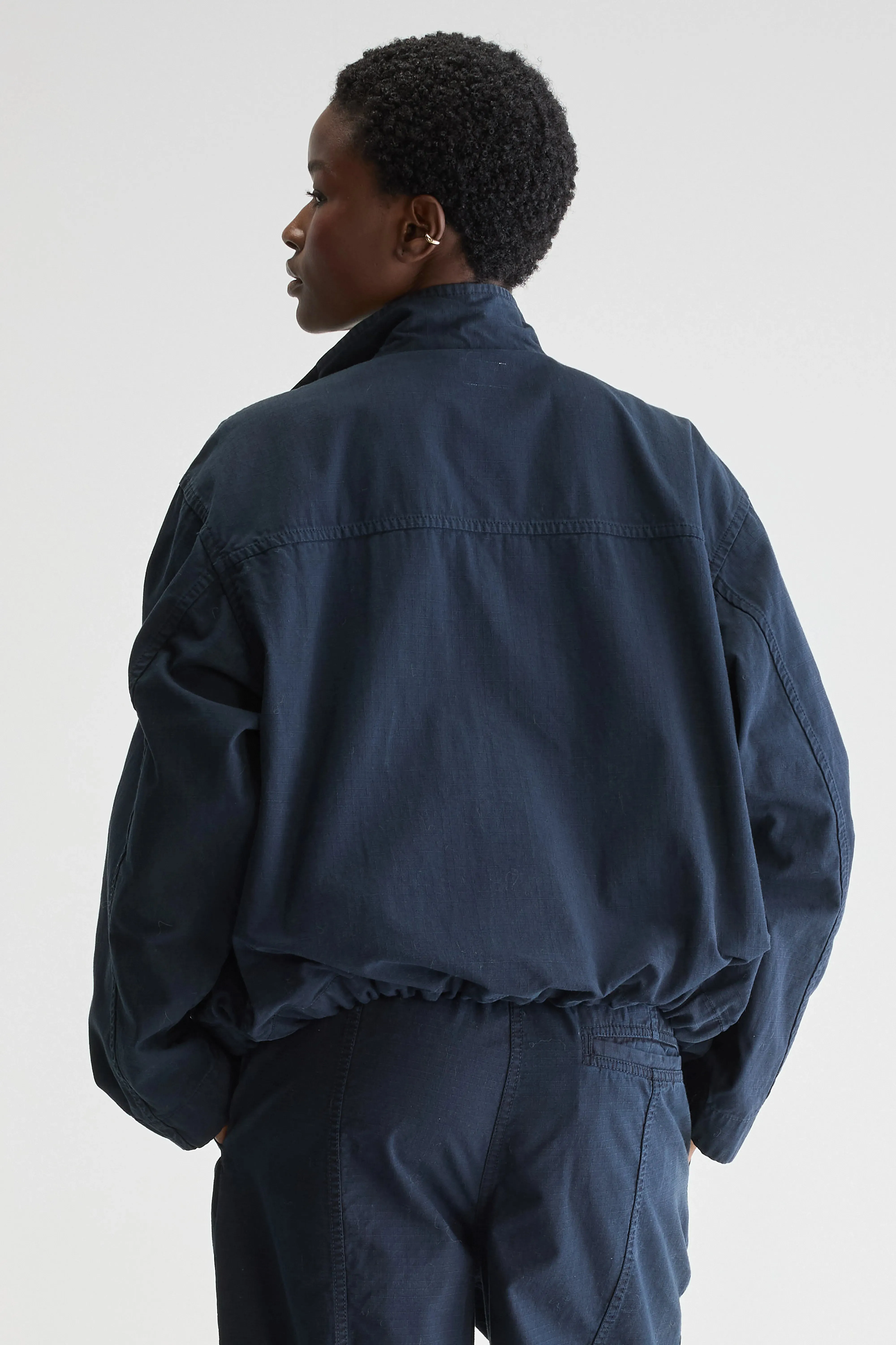 Zip Pocket Wild relaxed jacket (251 / W / NAVY)