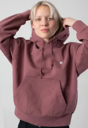 Carhartt WIP - W' Hooded Casey Dusky Pink/Silver - Hoodie Pre Shrunk Mode Feel