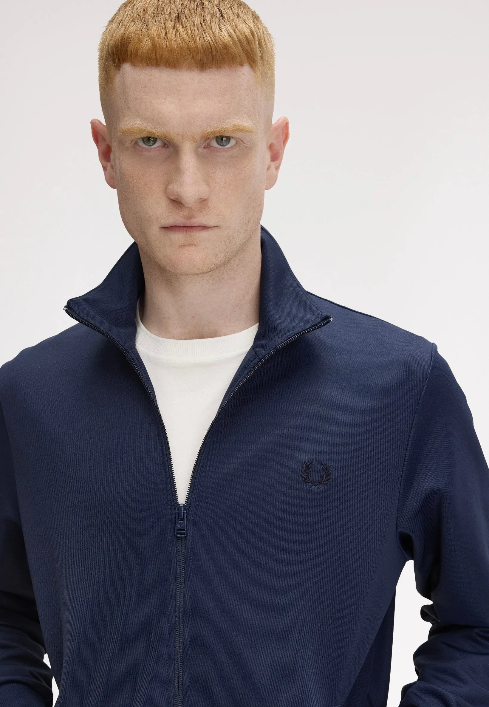 Zippered features Fred Perry - Track Tennis Blue - Track Jacket