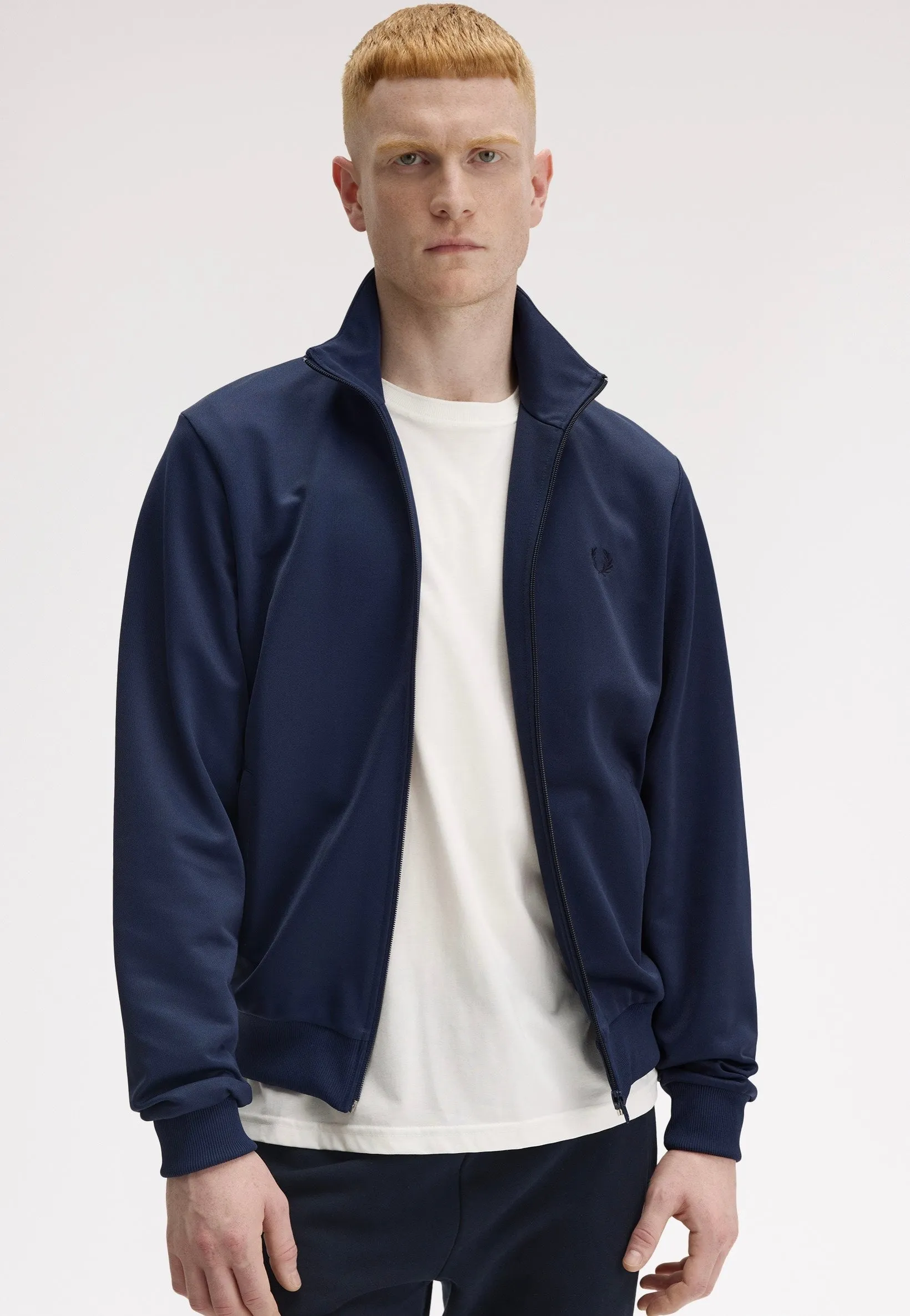 Zippered features Fred Perry - Track Tennis Blue - Track Jacket