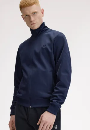Fred Perry - Track Tennis Blue - Track Jacket Stylish Warmth Solid-color
