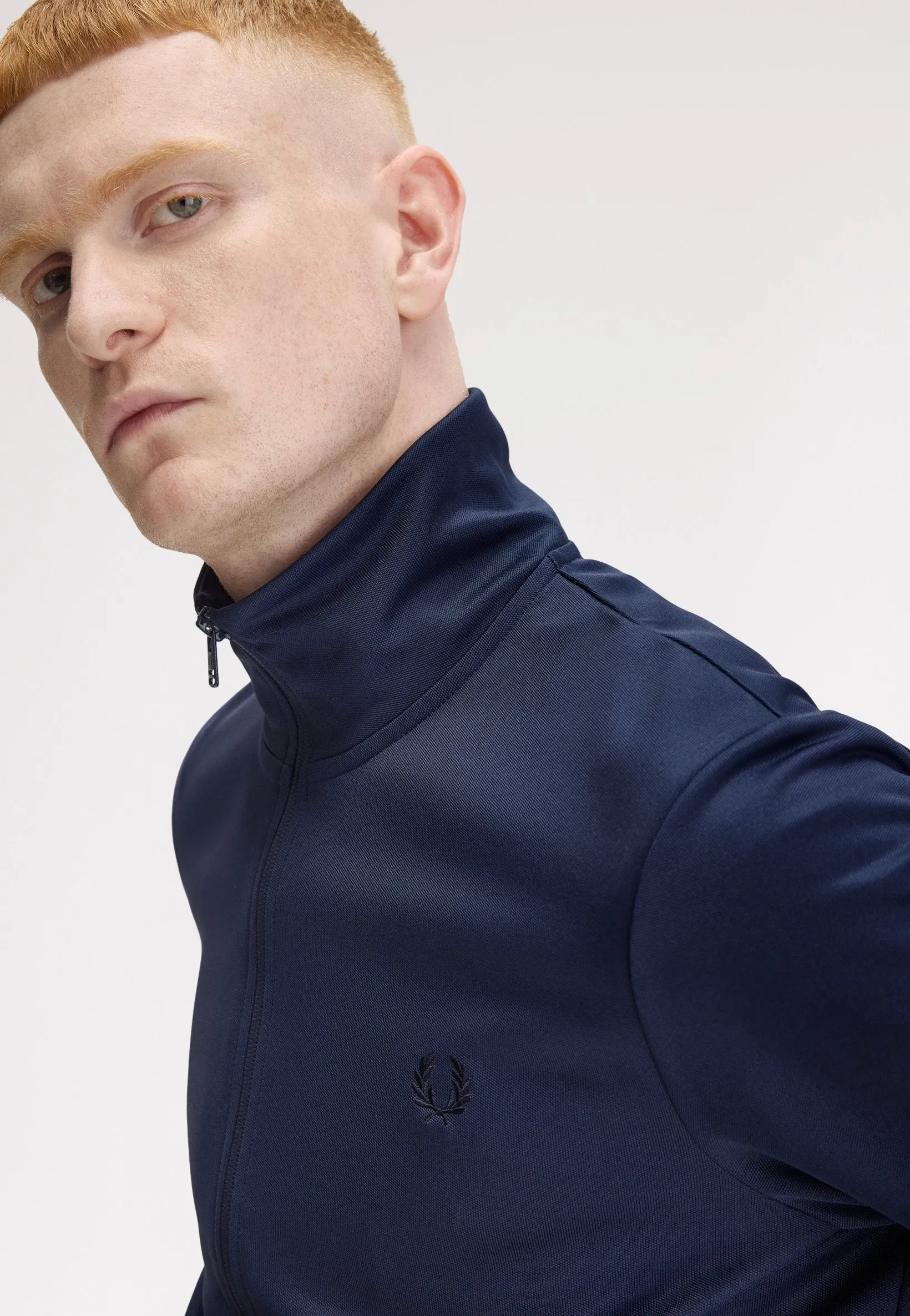 Zippered features Fred Perry - Track Tennis Blue - Track Jacket
